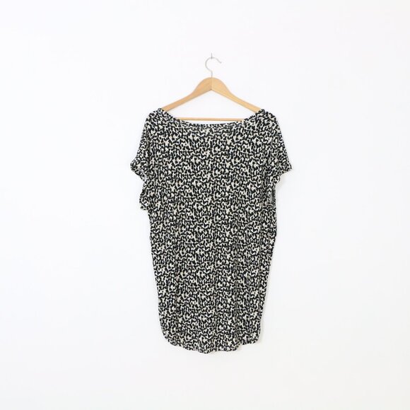 *Old Navy Luxe Scoop-Neck Leopard Print Tunic Tee NWT - Picture 7 of 7